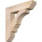 Ekena Millwork Balboa Slat Smooth Bracket, Douglas Fir, 3 1/2"W x 18"D x 18"H BKT04X18X18BOA06SDF - alternate 1